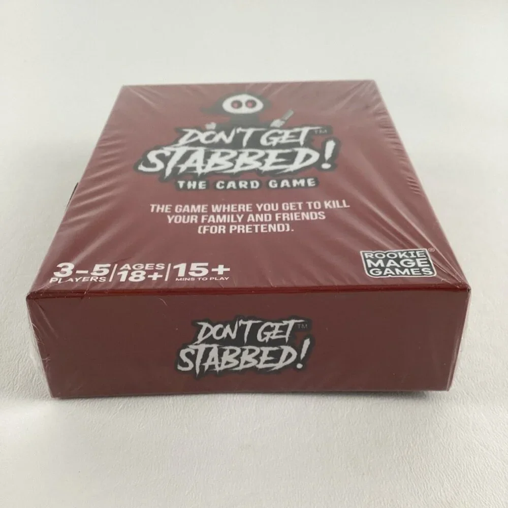 Don't Get Stabbed The Card Game Kill Your Friends Family Fast Pace Party Game